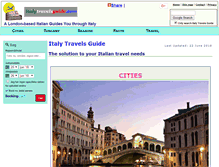 Tablet Screenshot of italytravelsguide.com